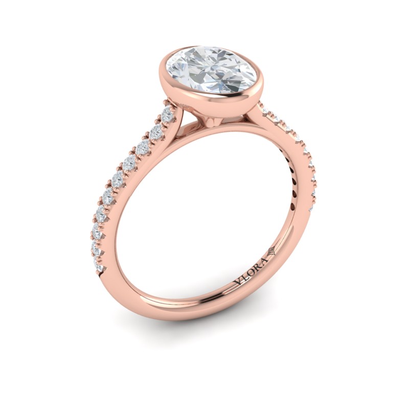 Vlora Classic, Bezel Engagement Ring