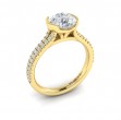 Classic Clutch Engagement Ring