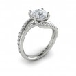 Graceful Curves Engagement Ring