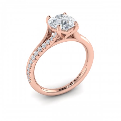 Vlora Classic, Split Shank Engagement Ring