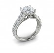 Ravishing Round Engagement Ring