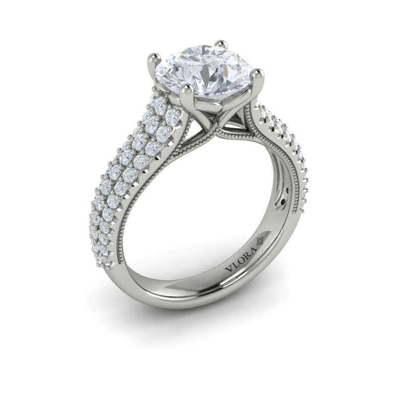 Ravishing Round Engagement Ring