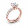 Eternal Oval Engagement Ring