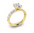Eternal Oval Engagement Ring
