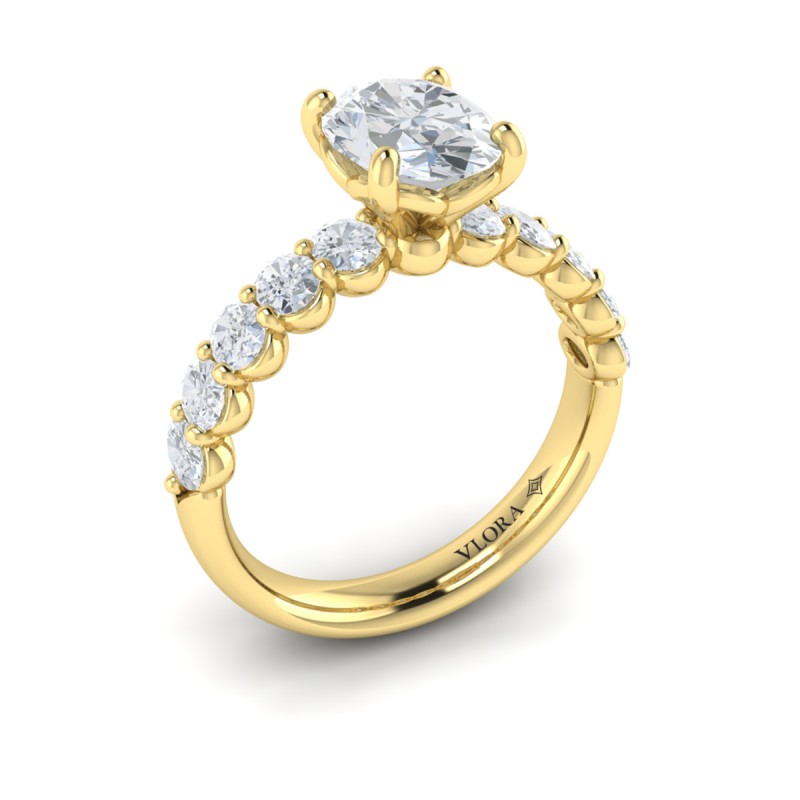 Eternal Oval Engagement Ring