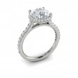 Graceful Halo Engagement Ring