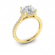 Graceful Halo Engagement Ring