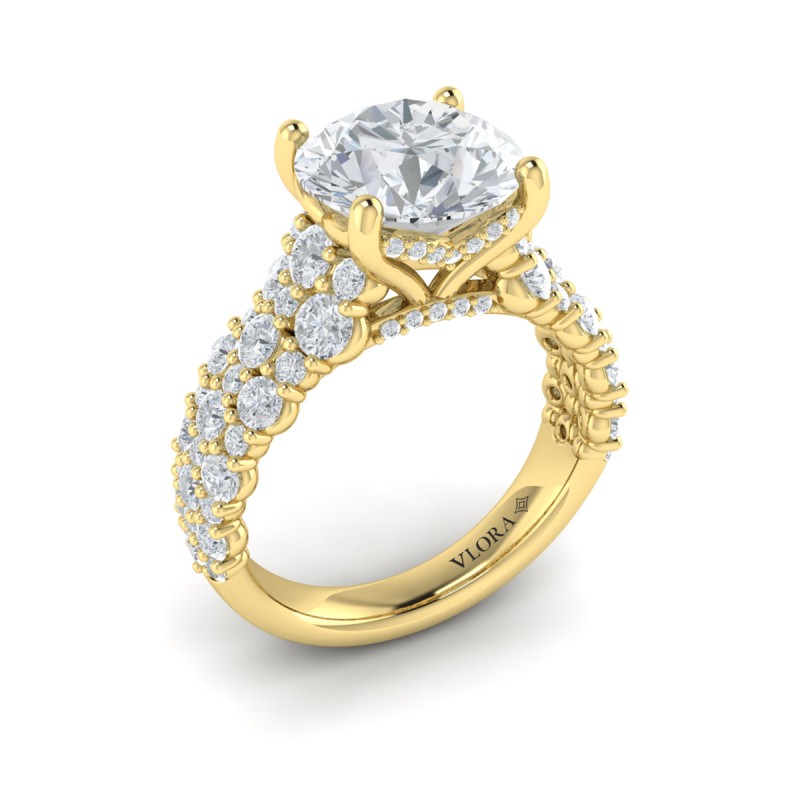 Mosaic Engagement Ring