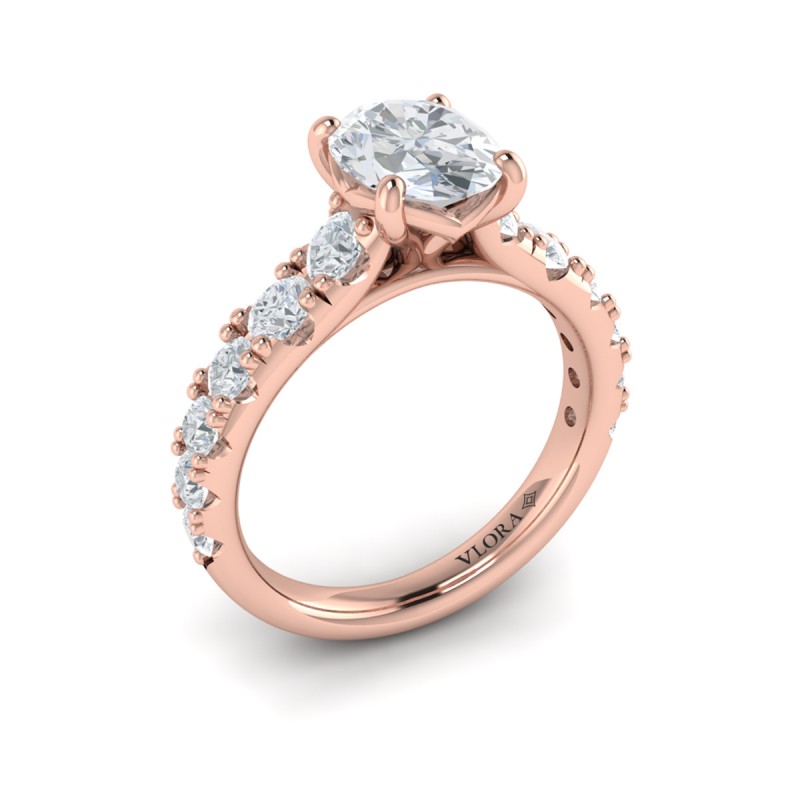 Luxe Classic Oval Engagement Ring