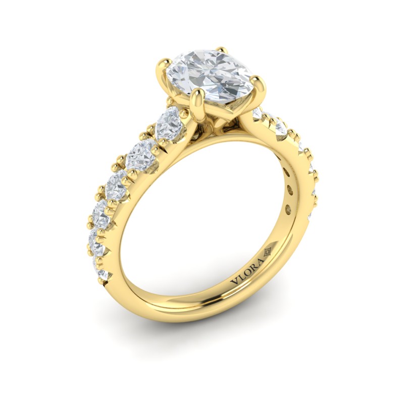 Luxe Classic Oval Engagement Ring