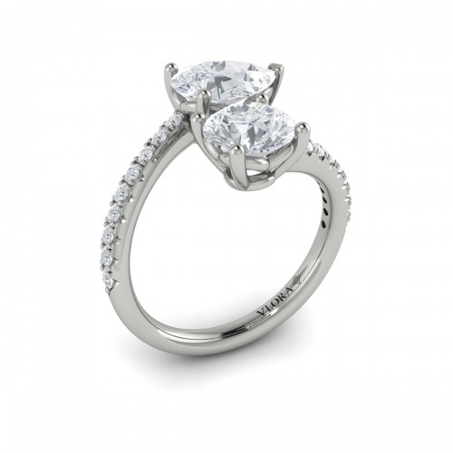 Vlora Two Stone Engagement Ring