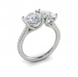 Vlora Two Stone Engagement Ring