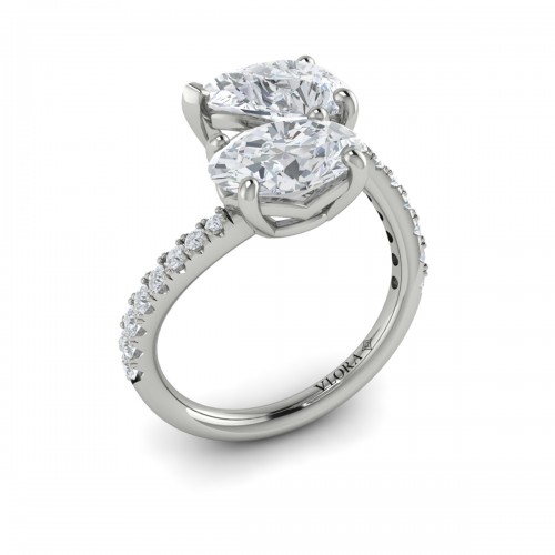 Vlora Two Stone Engagement Ring