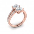 Vlora Two Stone Engagement Ring