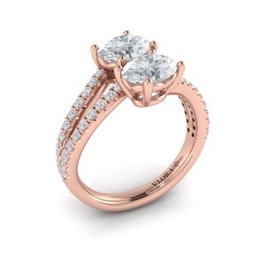 Vlora Two Stone Engagement Ring