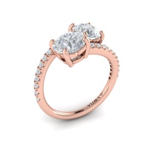 Vlora Two Stone Engagement Ring