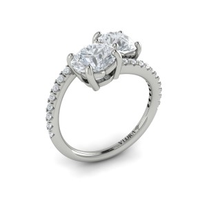 Vlora Two Stone Engagement Ring