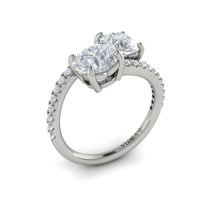 Vlora Two Stone Engagement Ring