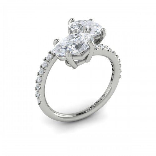 Vlora Two Stone Engagement Ring