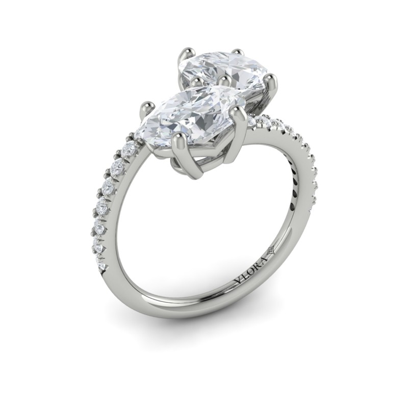 Vlora Two Stone Engagement Ring