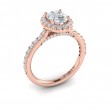Timeless Oval Halo Engagement Ring