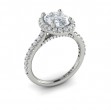 Timeless Oval Halo Engagement Ring