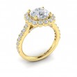 Bloom Halo Round Engagement Ring