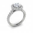 Vlora Halo Engagement Ring