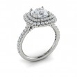Vlora Halo Engagement Ring