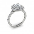 Vlora Halo Engagement Ring