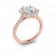 Harmony Halo Oval Engagement Ring