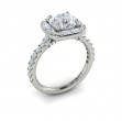 Vlora Halo Engagement Ring