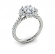 Vlora Halo Engagement Ring