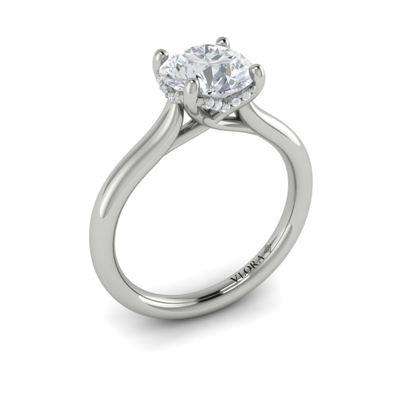 Elegant Classic Solitaire Engagement Ring