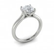 Classic Cathedral Solitaire Engagement Ring