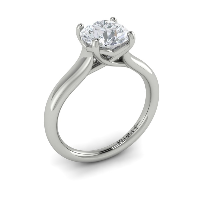 Classic Cathedral Solitaire Engagement Ring