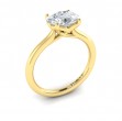 Horizon Oval Solitaire Engagement Ring