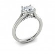 Vlora Solitaire, Split Shank Engagement Ring