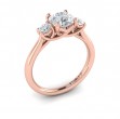 Timeless Trio Three Stone Engagement Ring