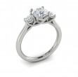 Timeless Trio Three Stone Engagement Ring