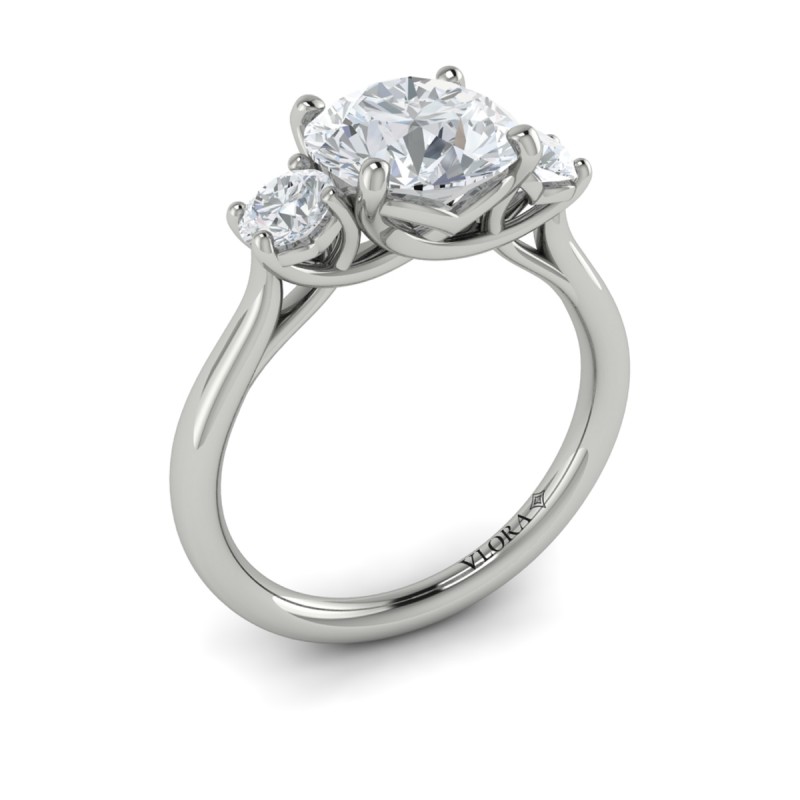 Timeless Trio Three Stone Engagement Ring