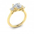 Timeless Trio Three Stone Engagement Ring