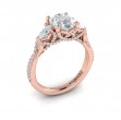 Vlora Three Stone Engagement Ring