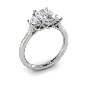 Vlora Three Stone Engagement Ring