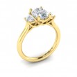 Vlora Three Stone Engagement Ring