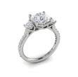 Vlora Classic, Three Stone Engagement Ring