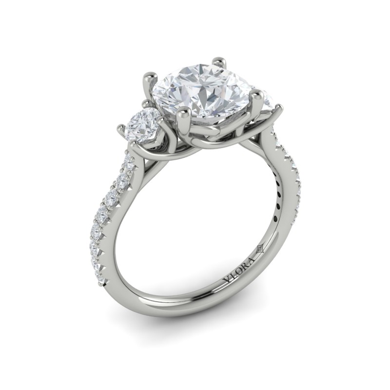 Vlora Classic, Three Stone Engagement Ring