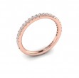 Matching Band for Tapestry Oval Trilogy Engagement Ring