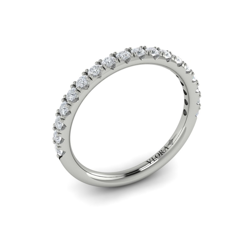 Matching Band for Harmony Trio Halo Engagement Ring