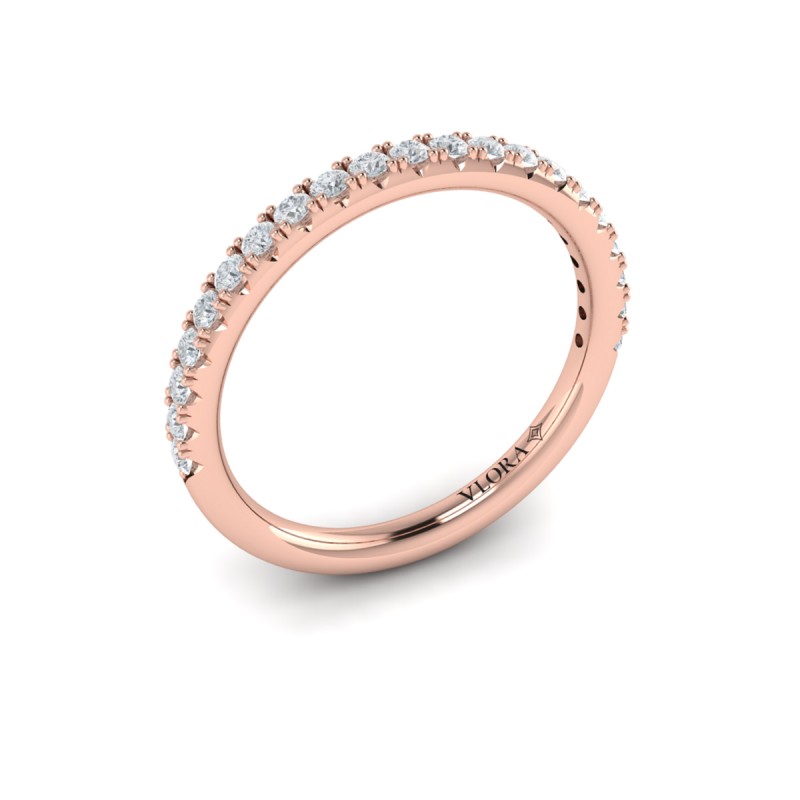 Matching Band for Triple Halo Round Engagement Ring